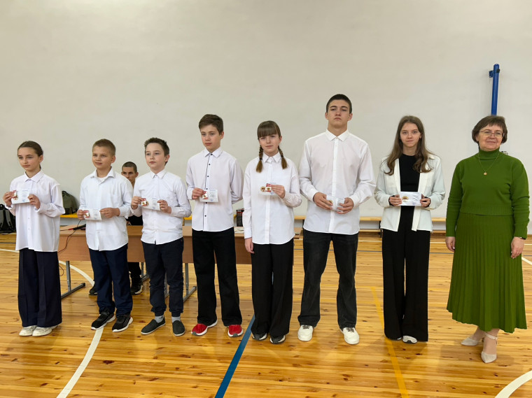 Вручение золотых знаков ВФСК ГТО.